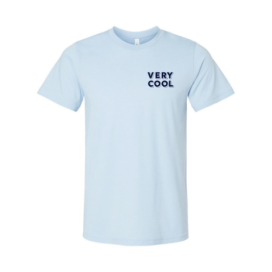 VC TEE - HEATHER LIGHT BLUE