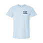 VC TEE - HEATHER LIGHT BLUE
